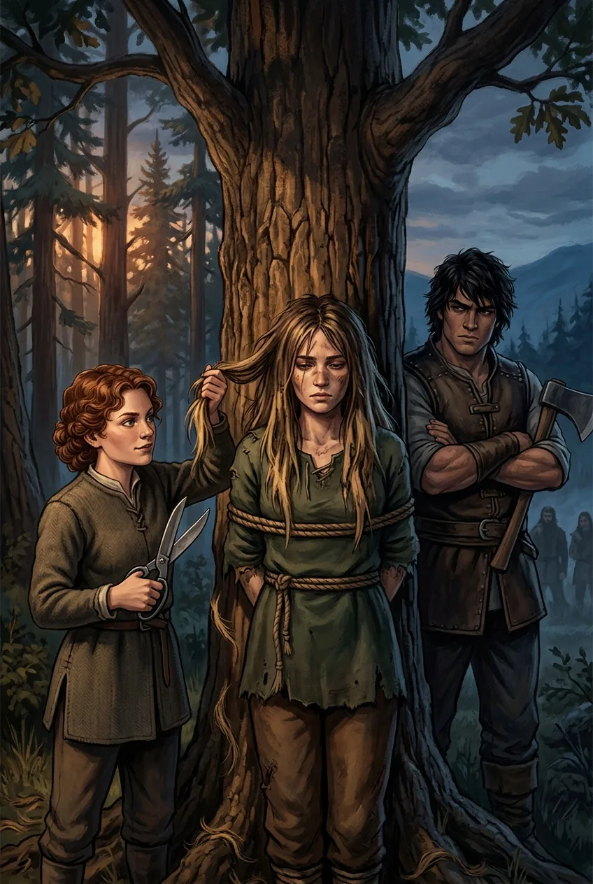 Illustration of Cruel Trials and Childhood Debts in After the Alpha's Cruel Trials