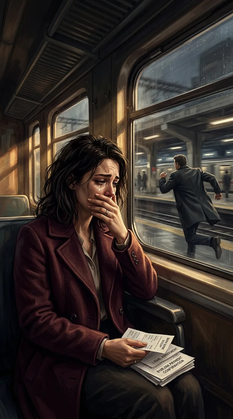 Illustration of Framed Deception and the Railway Chase in Daisy Tucker and Mr. NYC