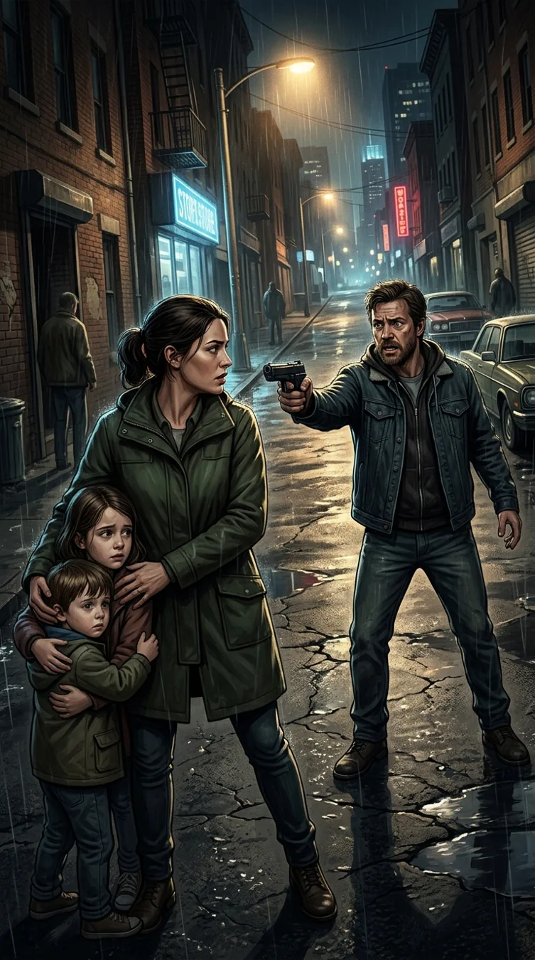 Illustration of An Armed Encounter With the Past in Don't Mess with the Don's Wife