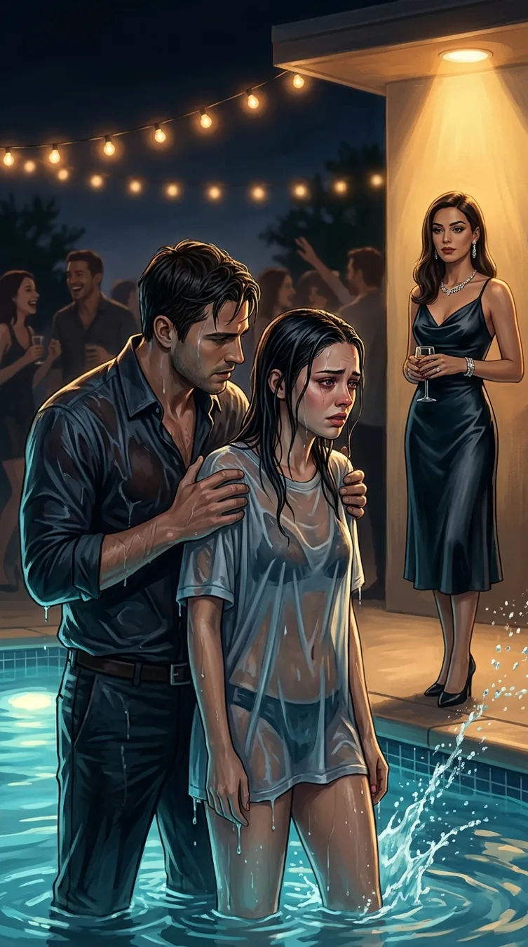 Illustration of Summer Dates, Poolside Chaos, and Surfacing Envy in Just One Kiss