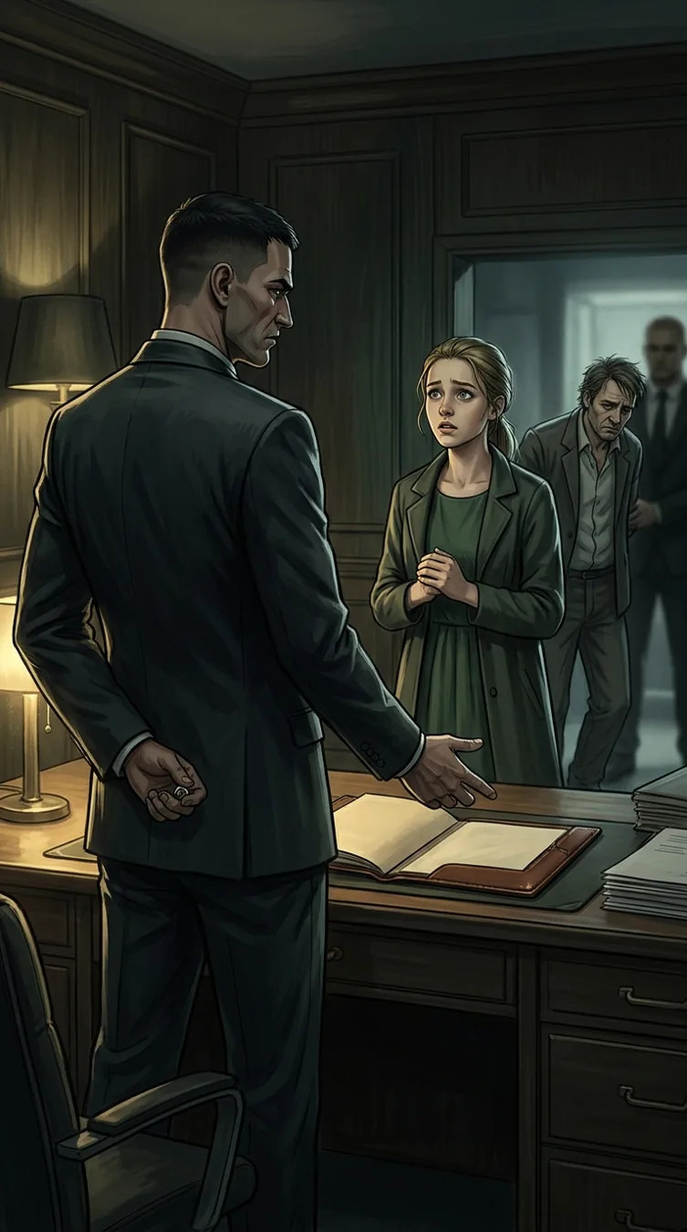 Illustration of Forced Marriage to a Crime Boss in Mafia Daddy Reads My DMs