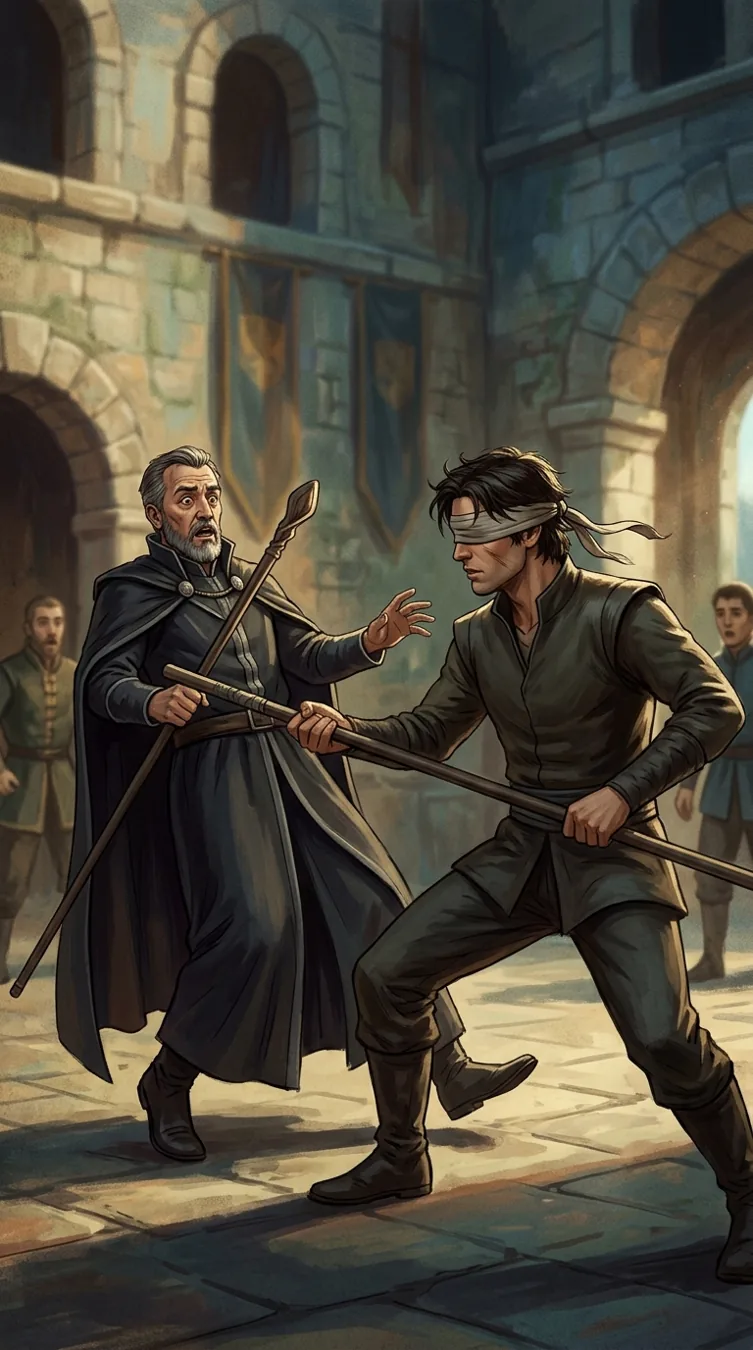 Illustration of The Half-Orc Menace and Weston's Trial in Roaming the World Untamed