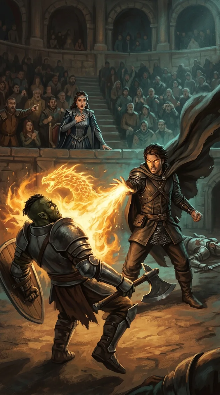Illustration of Arena Triumph and the Undead Ambush in Roaming the World Untamed
