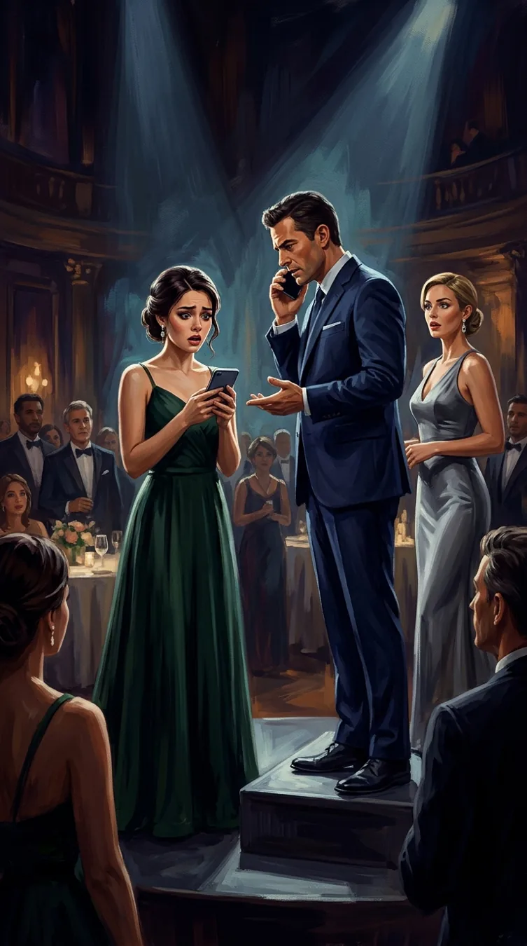 Illustration of Retaliation at the Media Gala in Step Aside, I'm the King of Capital