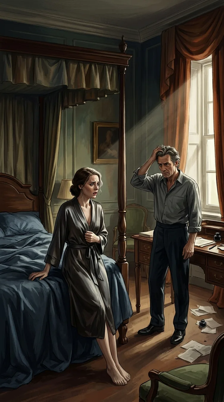 Illustration of The Morning Reveal and the Annulment Pact in The Imperfect Marriage